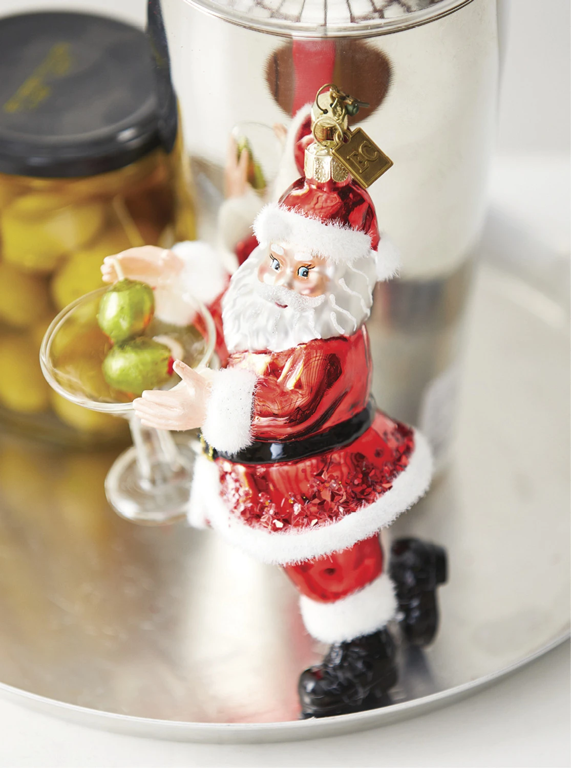 Raz 6" Eric Cortina Just One Drink Santa Glass Christmas Ornament 4153114 Raz 6" Eric Cortina Just One Drink Santa Glass Christmas Ornament 4153114 -The Jolly Christmas Shop api5lrmqt 13247.1646091954