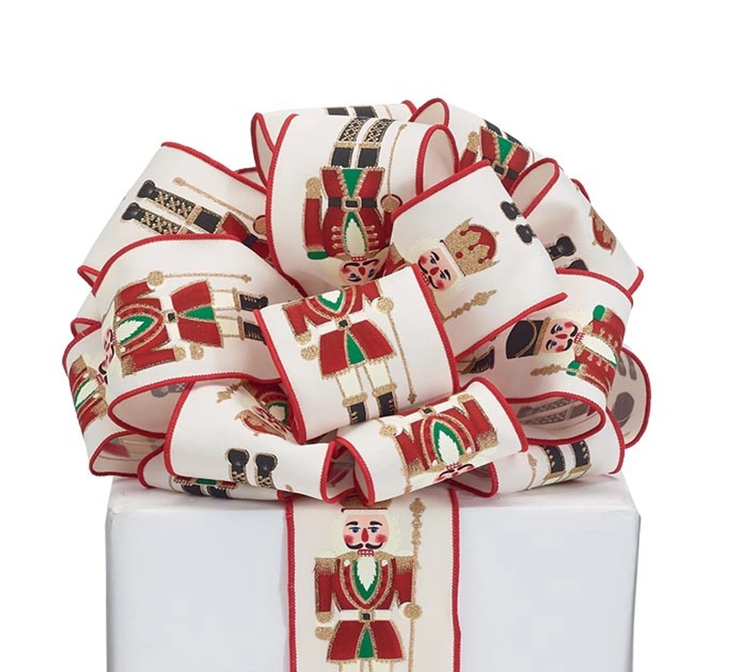 2.5" Gold Embroidered Nutcracker Wired Christmas Ribbon 20 YDS 9742252 2.5" Gold Embroidered Nutcracker Wired Christmas Ribbon 20 YDS 9742252 -The Jolly Christmas Shop api5ncpfs 19680.1646091872