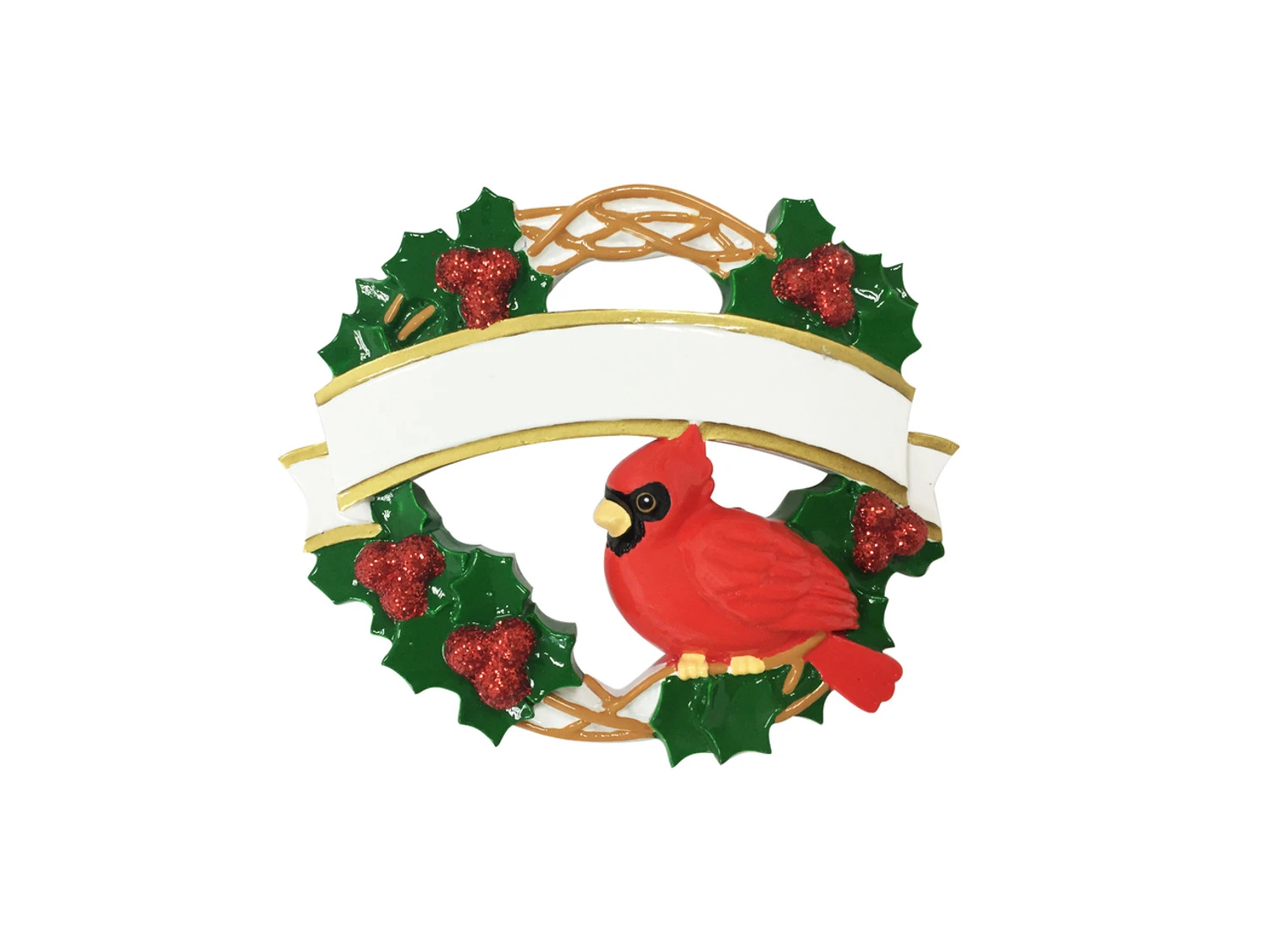 Cardinal with Wreath Personalized Christmas Ornament OR1905 Cardinal With Wreath Personalized Christmas Ornament OR1905 -The Jolly Christmas Shop api7icqov 75000.1646091913