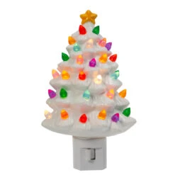 6.1" Ceramic Christmas Tree Plug-In Christmas Night Light 2594380 -The Jolly Christmas Shop api84pypi 04529.1646091947