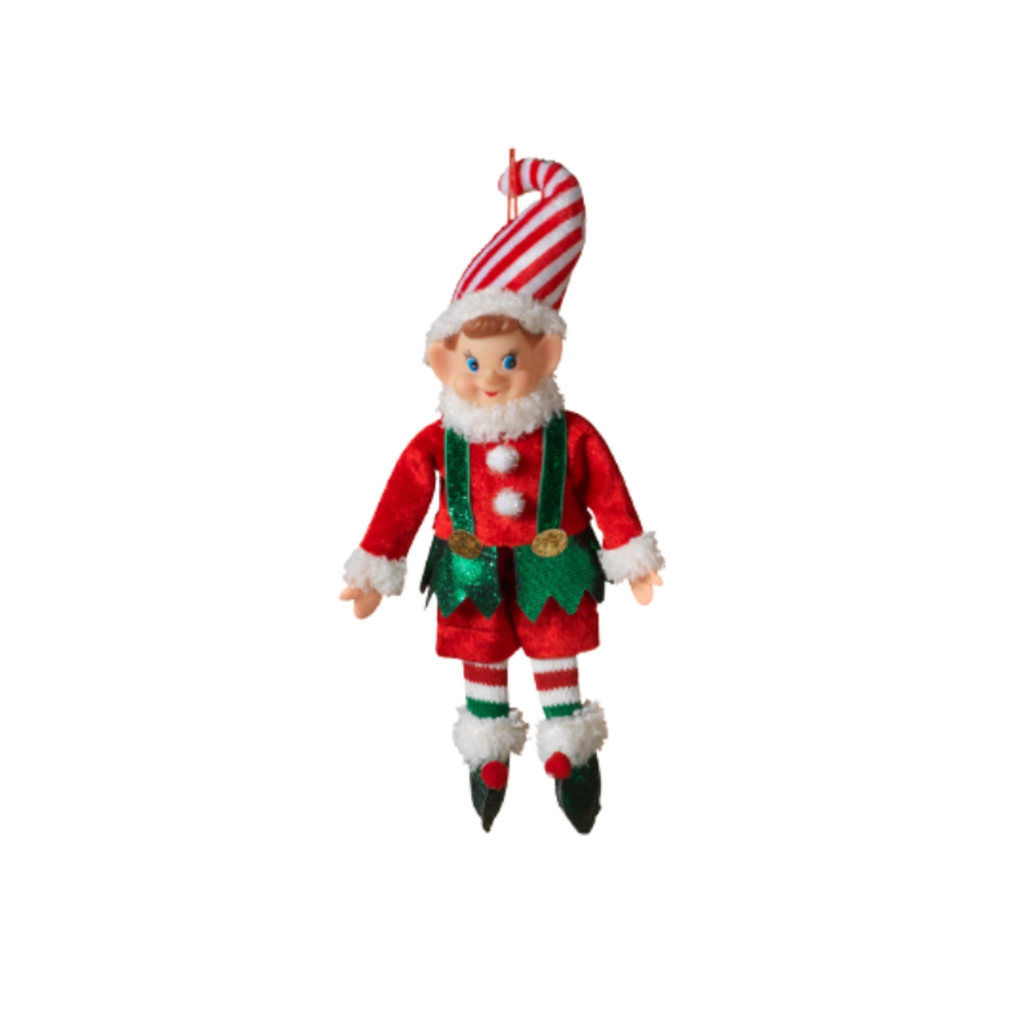 10.75" Metallic Red and White Elf Christmas Ornament 2617580 10.75" Metallic Red And White Elf Christmas Ornament 2617580 -The Jolly Christmas Shop apia47dph 14567.1646091944