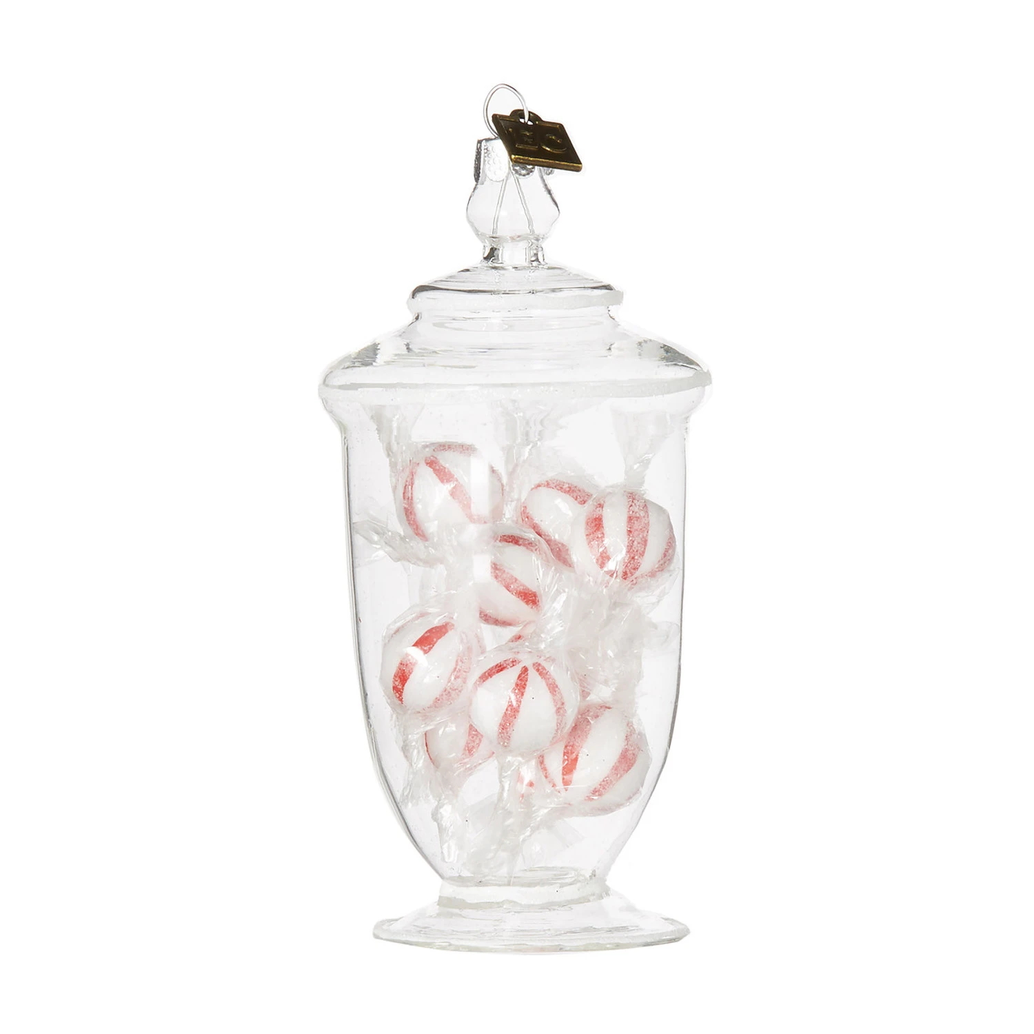 Raz Eric Cortina Clear Glass Peppermint Candy Jar Glass Christmas Ornament Raz Eric Cortina Clear Glass Peppermint Candy Jar Glass Christmas Ornament -The Jolly Christmas Shop apiaf6ws7 37959.1646091955
