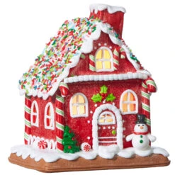 Raz 7.25" Battery Operated LED Lighted Claydough Gingerbread House Christmas Figure 4016097 2 Raz 7.25" Battery Operated LED Lighted Claydough Gingerbread House Christmas Figure 4016097 -The Jolly Christmas Shop apibhc9ux 53579.1646091950