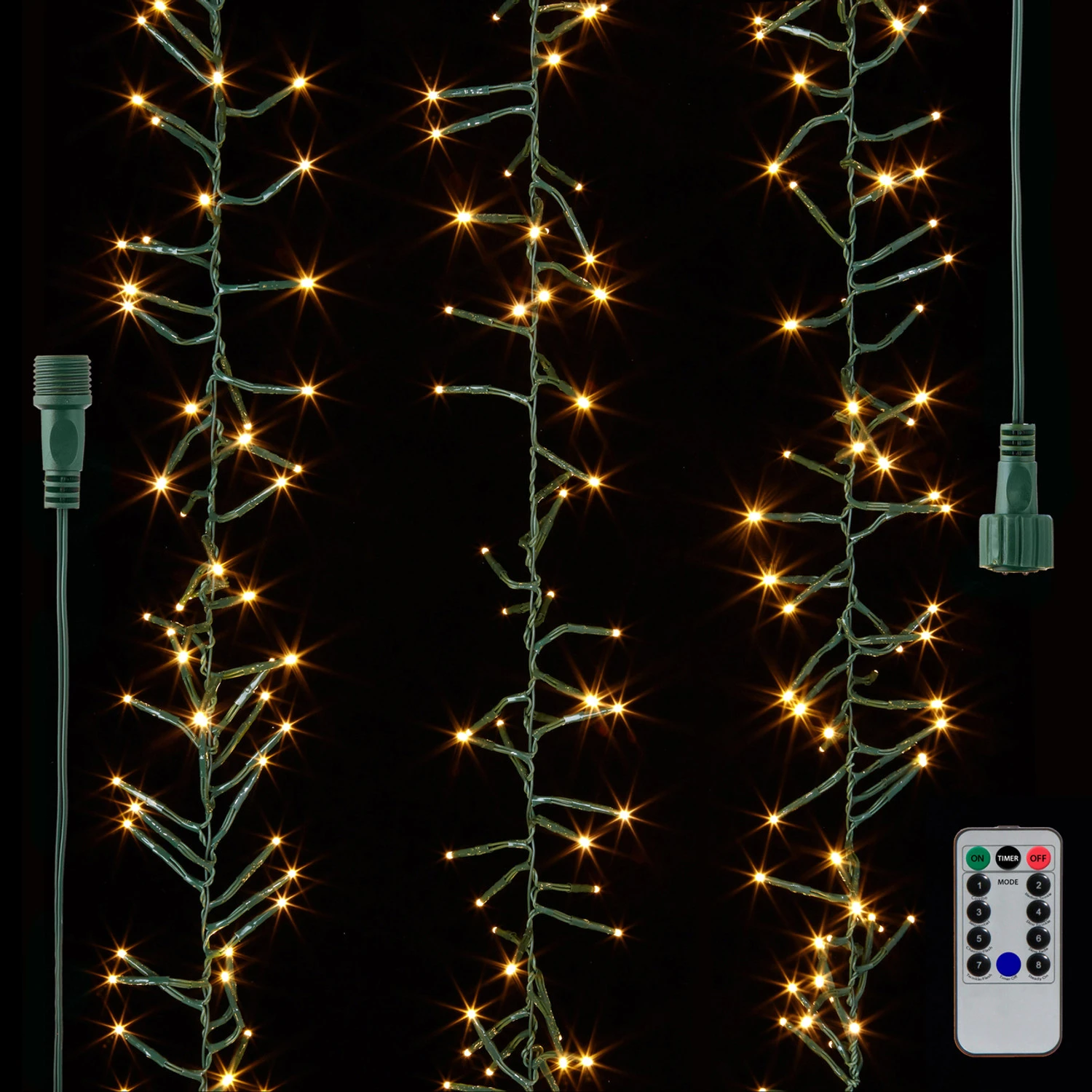 Raz 34' Connectable Cluster Garland Green Wire with White Lights Christmas Light Strand L4137016 Raz 34' Connectable Cluster Garland Green Wire With White Lights Christmas Light Strand L4137016 -The Jolly Christmas Shop apibzybiq 24600.1646091910