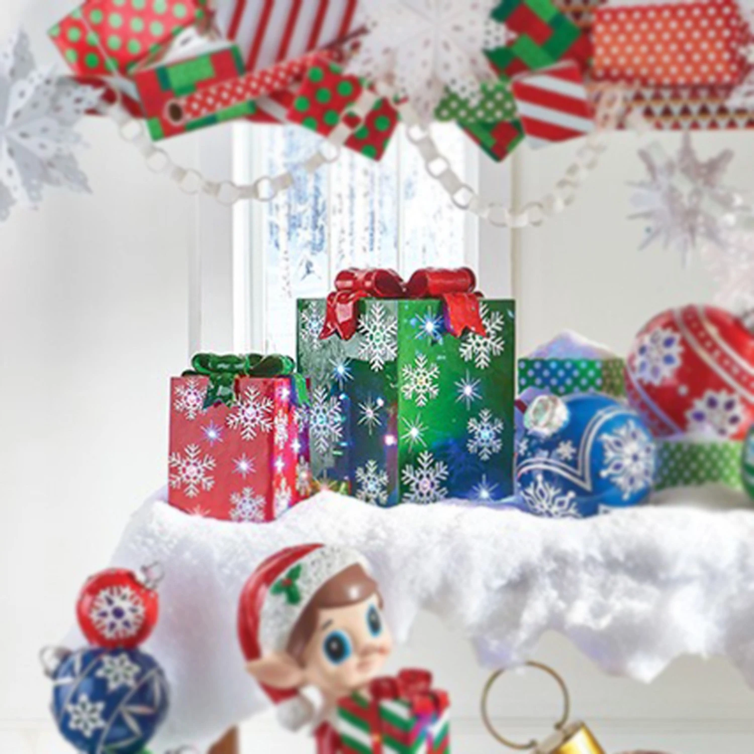 Raz 14.25" or 21" Lighted LED Red or Green present Christmas Decorations Raz 14.25" Or 21" Lighted LED Red Or Green Present Christmas Decorations -The Jolly Christmas Shop apic21rmj 71817.1646091895