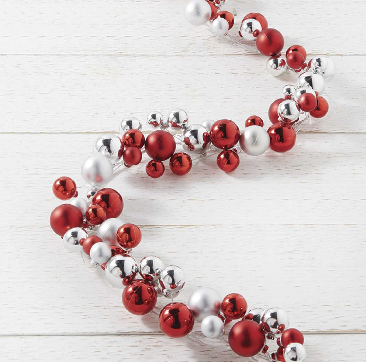 Raz 6' Silver and Red Ball Ornament Christmas Garland G4102392 Raz 6' Silver And Red Ball Ornament Christmas Garland G4102392 -The Jolly Christmas Shop apidh1aid 87934.1646091921