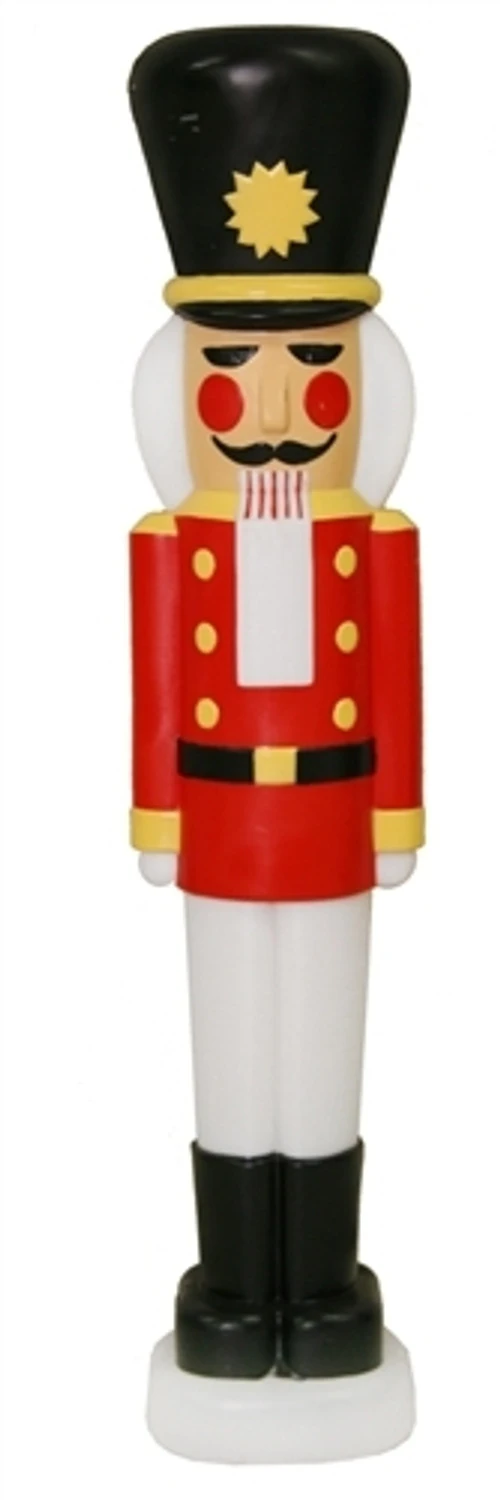 40" Nutcracker Lighted Christmas Blow Mold Decoration C1335 40" Nutcracker Lighted Christmas Blow Mold Decoration C1335 -The Jolly Christmas Shop