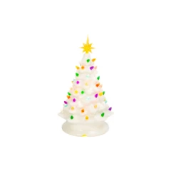 13.9" Battery Operated Lighted Musical Ceramic Christmas Tree Figure 2534180 -The Jolly Christmas Shop apigdhvod 50250.1646091956