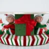Katherine's Collection 13.25" Santa Claus Is Coming To Town Naughty And Nice Cake Stand 28-128245