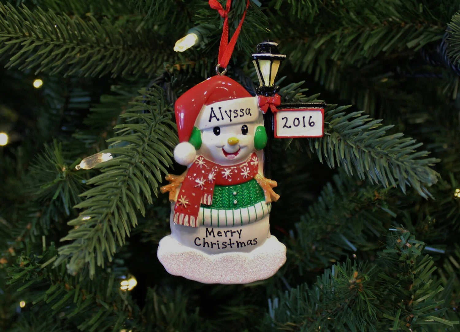 Snowman Standing By A Light Post Personalized Christmas Ornament Snowman Standing By A Light Post Personalized Christmas Ornament -The Jolly Christmas Shop apiijhqdy 02261.1646091883