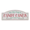 28" Metal Embossed Candy Cane Christmas Sign 2604200