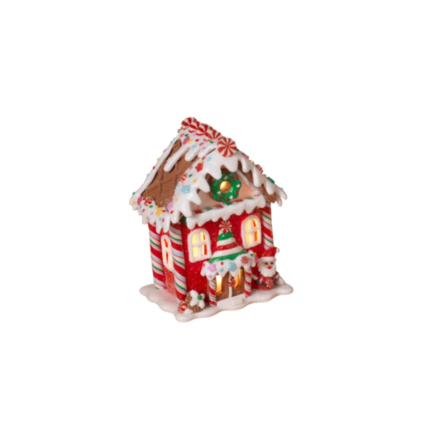 5.5" Battery Operated Claydough Gingerbread House 2599290 5.5" Battery Operated Claydough Gingerbread House 2599290 -The Jolly Christmas Shop apijczauf 87140.1646091933