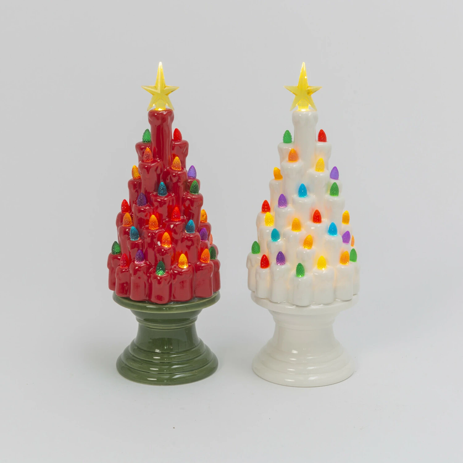 12.9" Battery Operated Red and Green Or White Ceramic Christmas Tree Figure 2598020 12.9" Battery Operated Red And Green Or White Ceramic Christmas Tree Figure 2598020 -The Jolly Christmas Shop apikcf1my 33905.1646091885