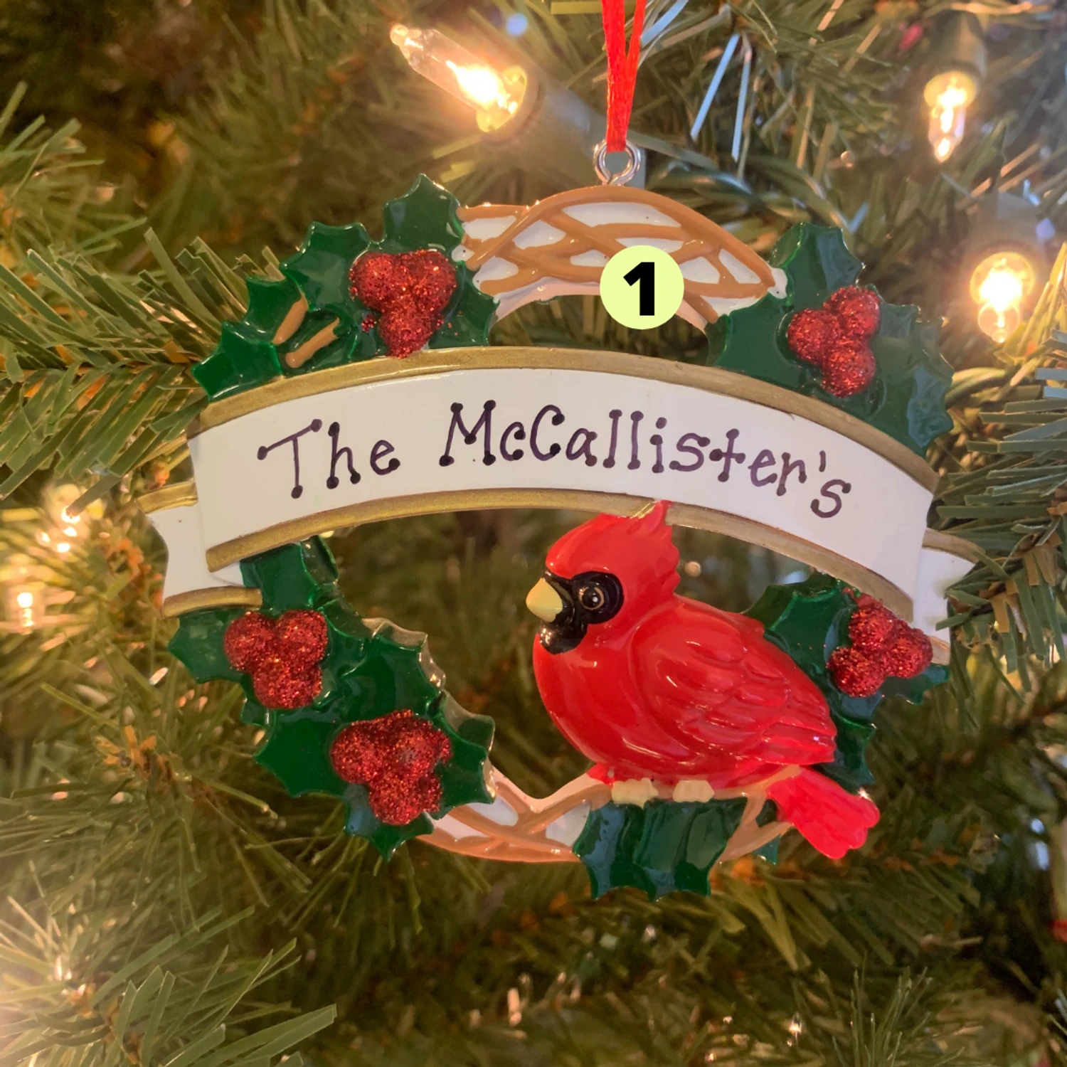 Cardinal with Wreath Personalized Christmas Ornament OR1905 Cardinal With Wreath Personalized Christmas Ornament OR1905 -The Jolly Christmas Shop apim4jdbg 18678.1646091914