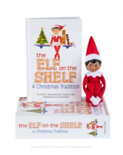 The Elf On The Shelf : A Christmas Tradition Box Set Includes African American Girl Scout Elf
