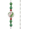 Raz 6.5' Green And Red Peppermint Swirl Christmas Tree Garland G4122853