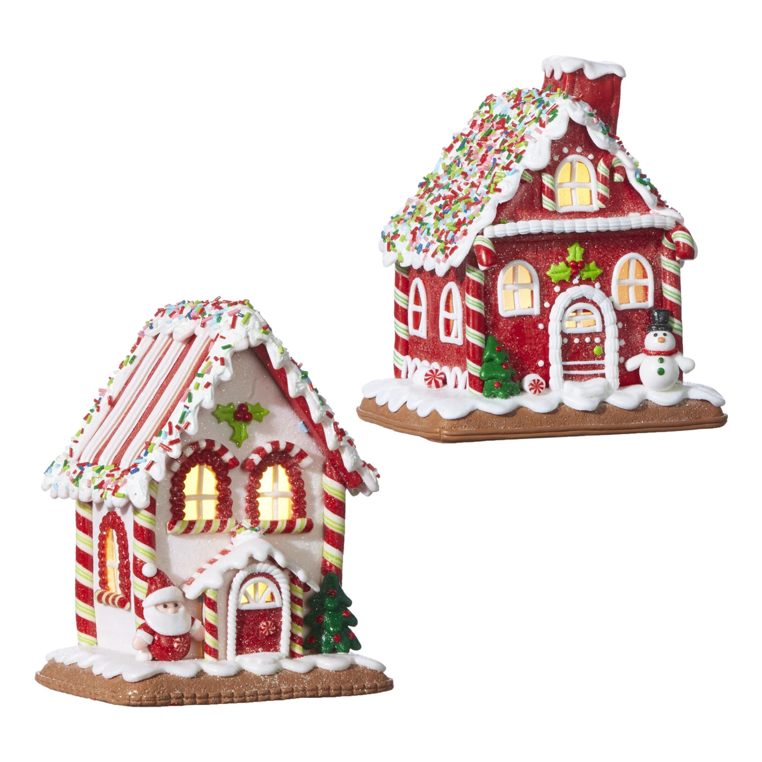 Raz 7.25" Battery Operated LED Lighted Claydough Gingerbread House Christmas Figure 4016097 Raz 7.25" Battery Operated LED Lighted Claydough Gingerbread House Christmas Figure 4016097 -The Jolly Christmas Shop apinus5zn 03769.1646091949