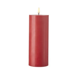 Uyuni 3" X 5" Or 7" Or 9" Flat Top Moving Flame Red Unscented Pillar Battery Candle 3 Uyuni 3" X 5" Or 7" Or 9" Flat Top Moving Flame Red Unscented Pillar Battery Candle -The Jolly Christmas Shop apirvnkdj 49078.1646091967