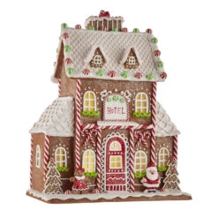 Raz Gingerbread LED Lighted Town Building Christmas Decoration -The Jolly Christmas Shop apiry12ve 51667.1646091930