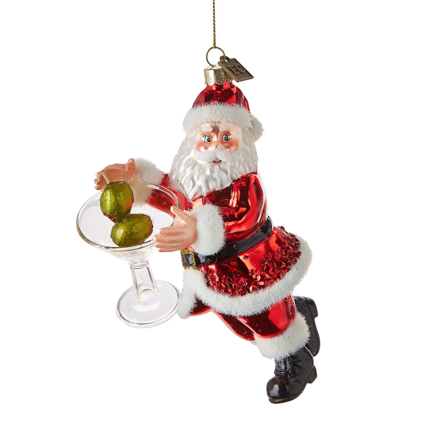 Raz 6" Eric Cortina Just One Drink Santa Glass Christmas Ornament 4153114 Raz 6" Eric Cortina Just One Drink Santa Glass Christmas Ornament 4153114 -The Jolly Christmas Shop apismctho 60866.1646091955