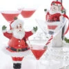 Raz Eric Cortina 4.75" Or 7.5" Large Retro Santa Glass Christmas Ornament