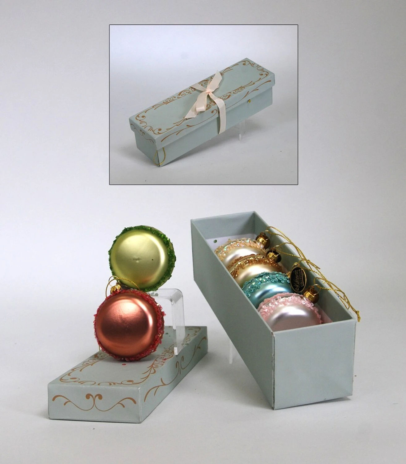 Katherine's Collection Gingerbread Forest Box of 6 Macaron Christmas Ornaments 28-122001 Katherine's Collection Gingerbread Forest Box Of 6 Macaron Christmas Ornaments 28-122001 -The Jolly Christmas Shop apitr72dp 47940.1646091872