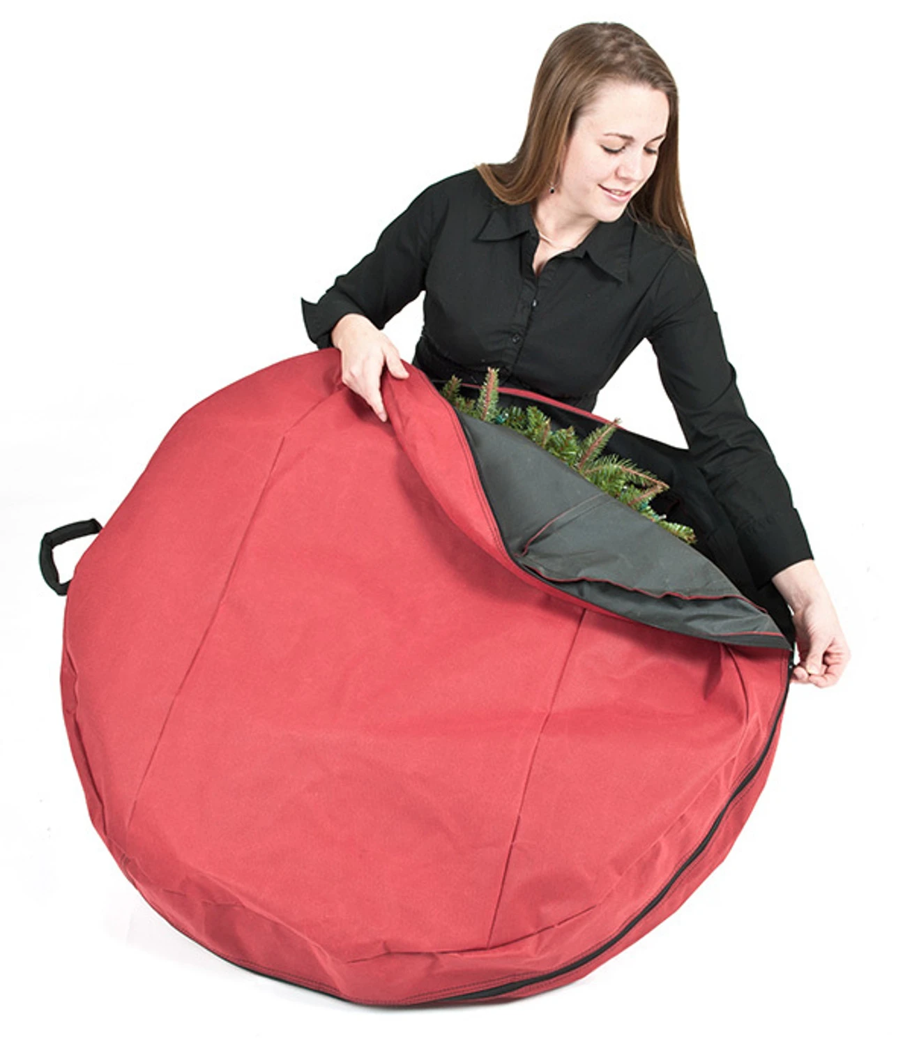 Santa's Bags 36" Direct Suspend Wreath Storage Bag with Handle 10175 Santa's Bags 36" Direct Suspend Wreath Storage Bag With Handle 10175 -The Jolly Christmas Shop apivgcsm6 80878.1646091883