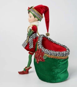Katherine's Collection 12.5" Merry And Bright Elf With Bag Christmas Decorations 28-128276 3 Katherine's Collection 12.5" Merry And Bright Elf With Bag Christmas Decorations 28-128276 -The Jolly Christmas Shop apivpztbw 10585.1646091891