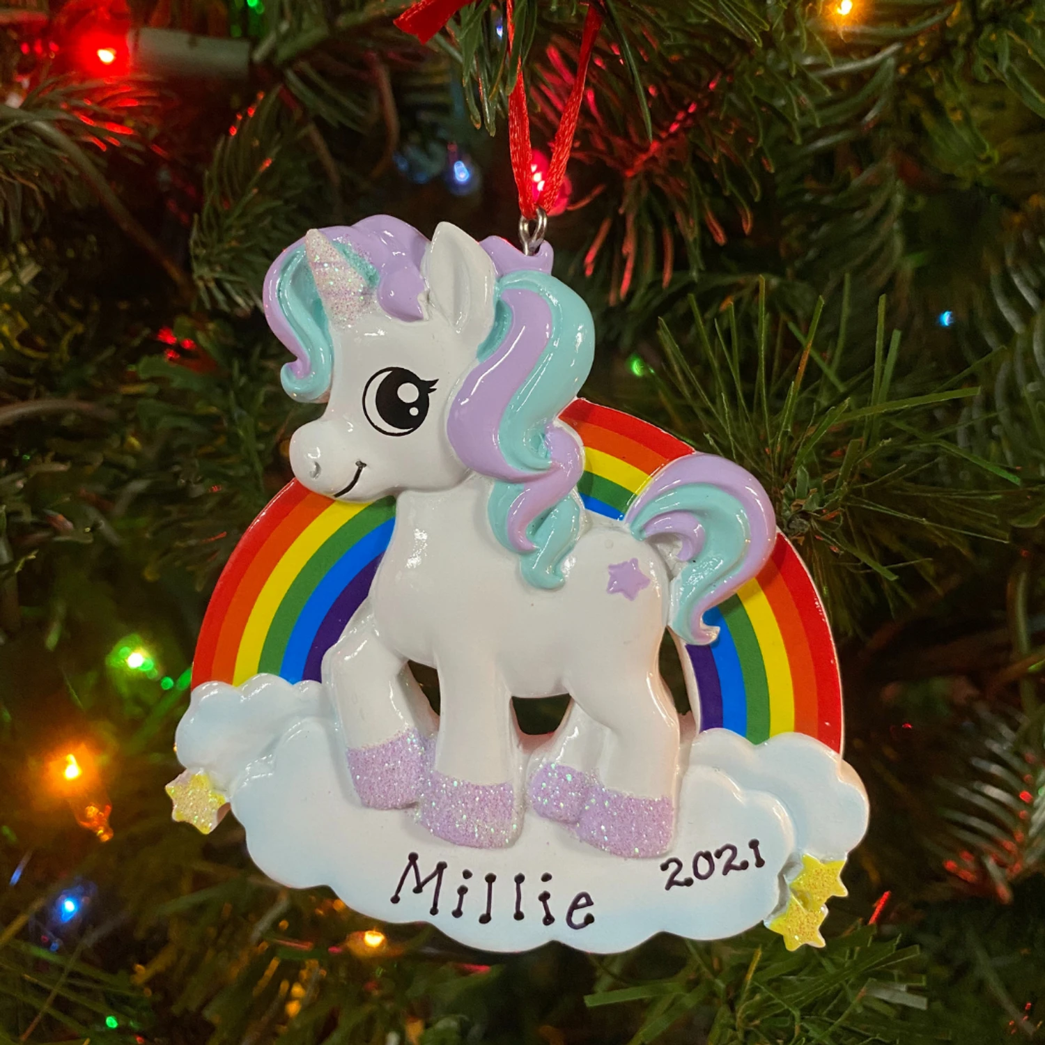 Unicorn Personalized Christmas Ornament OR1652 Unicorn Personalized Christmas Ornament OR1652 -The Jolly Christmas Shop apiwjn7zw 41311.1646091878