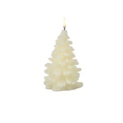 Uyuni 7" Or 8" Ivory Christmas Tree Flicker Flame Candle -The Jolly Christmas Shop apixiqig2 27285.1646091926