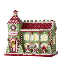Raz Gingerbread LED Lighted Town Building Christmas Decoration -The Jolly Christmas Shop apiym1urj 01903.1646091928