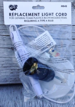 Replacement 60W Light Bulb Cord Harness For Blow Mold