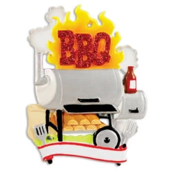 Barbecue Smoker Personalized Christmas Ornament -The Jolly Christmas Shop apiz1oqxi 58647.1666293683
