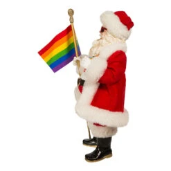 Kurt Adler 10" Fabriché Pride Santa Christmas Figure FA0179 -The Jolly Christmas Shop fa0179 03 56854.1677777300