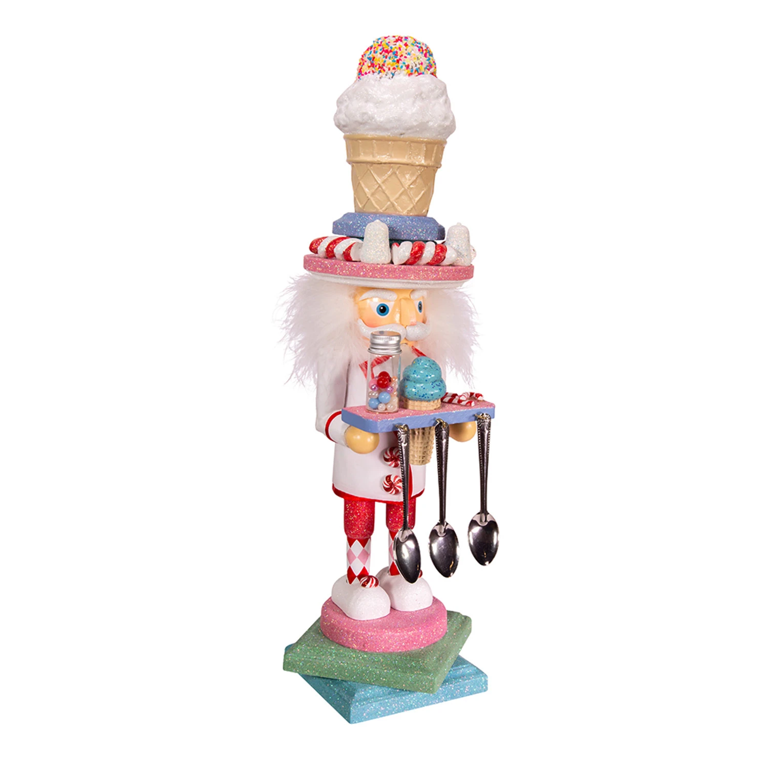 Kurt Adler 19" Hollywood Nutcrackers Ice Cream Nutcracker Christmas Figure HA0404 Kurt Adler 19" Hollywood Nutcrackers Ice Cream Nutcracker Christmas Figure HA0404 -The Jolly Christmas Shop ha0404 01 28920.1677785134
