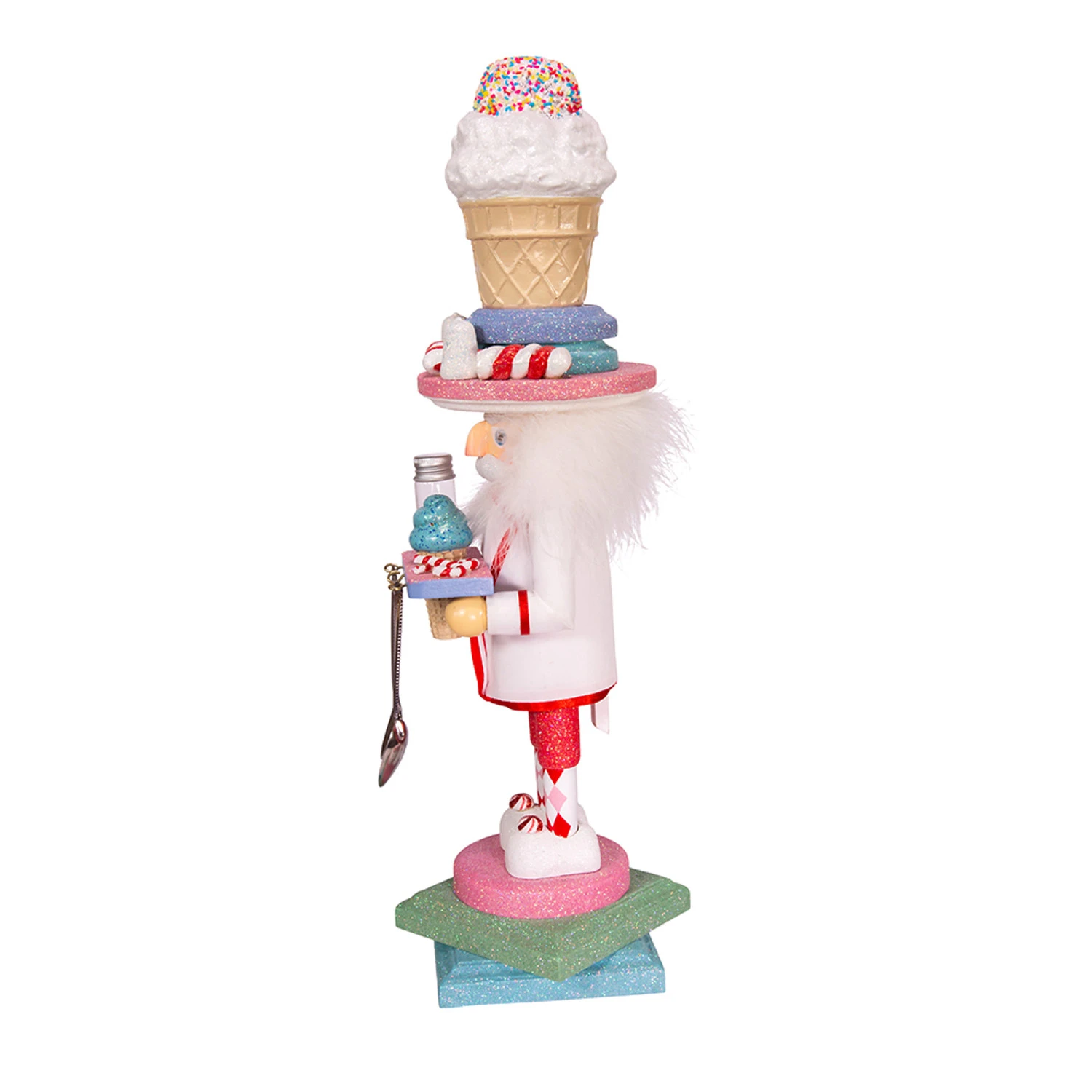Kurt Adler 19" Hollywood Nutcrackers Ice Cream Nutcracker Christmas Figure HA0404 Kurt Adler 19" Hollywood Nutcrackers Ice Cream Nutcracker Christmas Figure HA0404 -The Jolly Christmas Shop ha0404 03 72239.1677785137