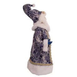 Kurt Adler 18" Blue Delft Santa Holding Sign Christmas Figure J6098 -The Jolly Christmas Shop j6098 02 31685.1678115423