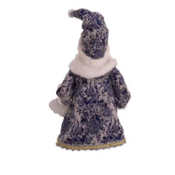 Kurt Adler 18" Blue Delft Santa Holding Sign Christmas Figure J6098 -The Jolly Christmas Shop j6098 03 13515.1678115419