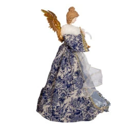 Kurt Adler 17" Indigo Blue Delft Angel Christmas Tree Topper J6099 -The Jolly Christmas Shop j6099 02 48878.1653408820